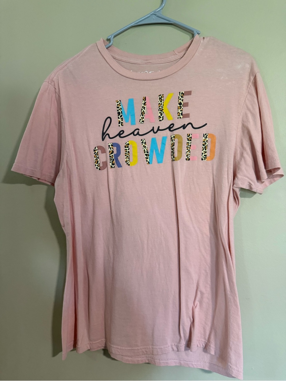 Make Heaven Crowded Pink Graphic Tee